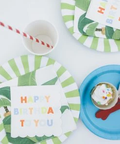 Paper Eskimo Apple Green Large Plates Party Supplies