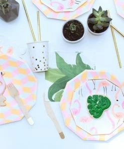 Meri Meri Party Supplies Gold Foil Paper Straws