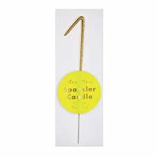 Meri Meri Gold Sparkler Mini Candle