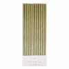 Meri Meri Party Supplies Gold Foil Paper Straws