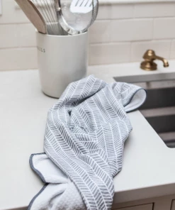 Good Habits Good Habit Kitchen Towel-Branches Grey Kitchen + Barware