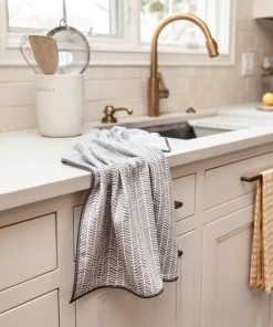 Good Habits Good Habit Kitchen Towel-Branches Grey Kitchen + Barware