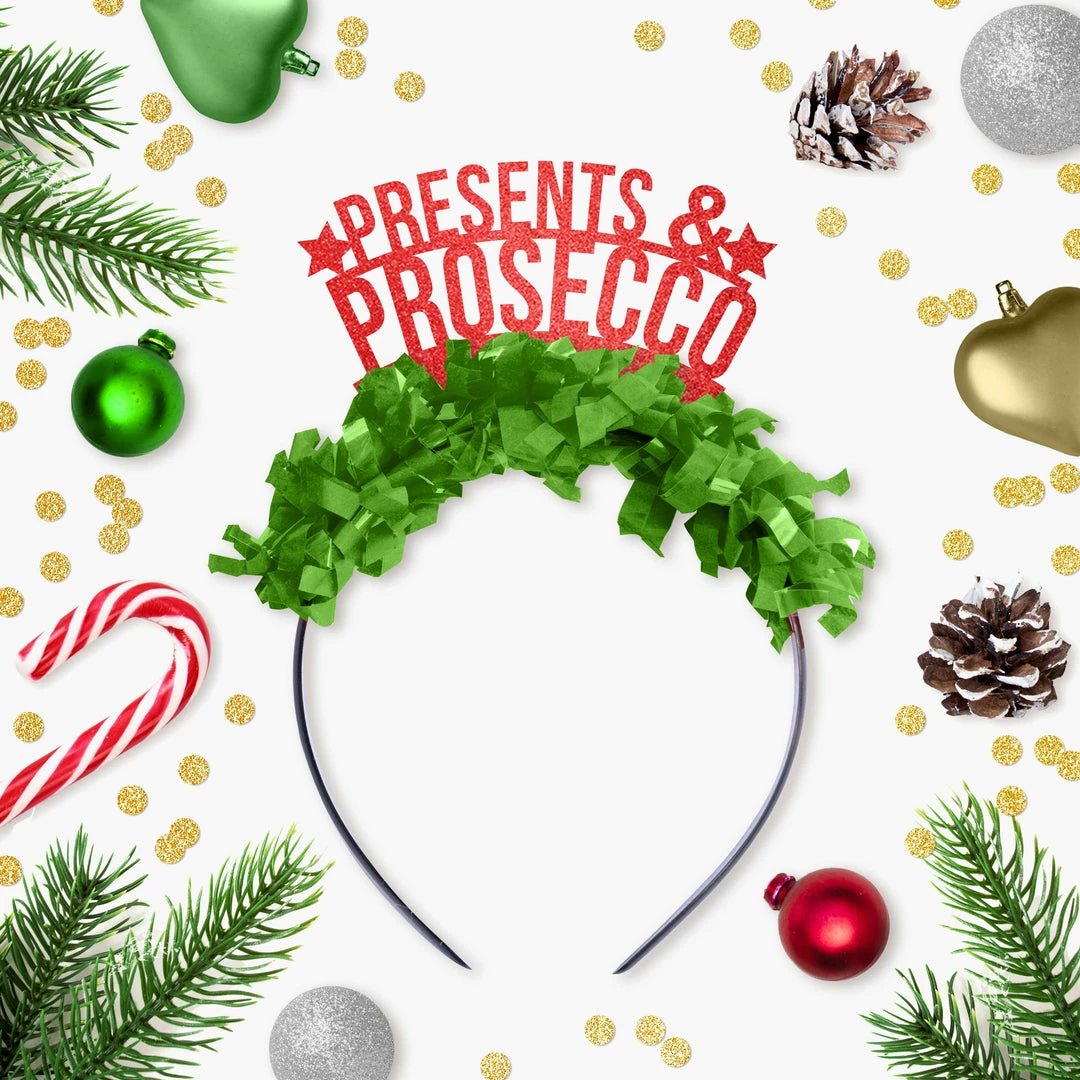 Festive Gal Presents & Prosecco Holiday Party Crown Party Supplies 4 Festive Gal Presents & Prosecco Holiday Party Crown Party Supplies