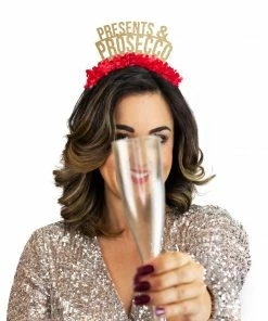 Festive Gal Presents & Prosecco Holiday Party Crown Party Supplies 7 Festive Gal Presents & Prosecco Holiday Party Crown Party Supplies
