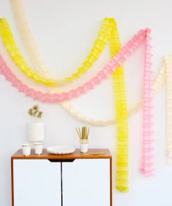 Ali Express Party Supplies Pink & Yellow Garland Set
