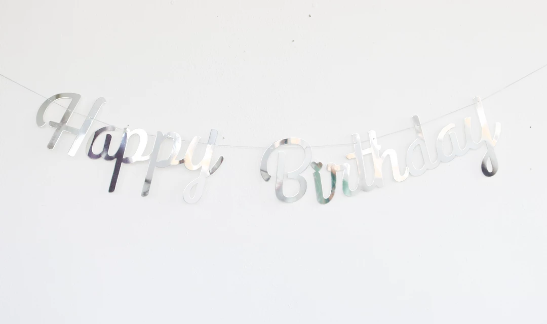 Ali Express Metallic Silver Happy Birthday Banner 4 Ali Express Metallic Silver Happy Birthday Banner