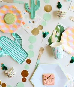 Meri Meri Mint Pastel Dinner Plate