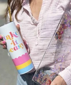 Packed Party Take It Easy Stainless Steel Sipper Kitchen + Barware