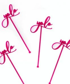The Roc Shop 'Yolo' Cocktail Stir Sticks Kitchen + Barware